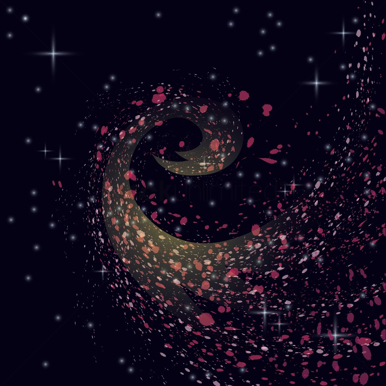 1300x1300 Galaxy Vector Image