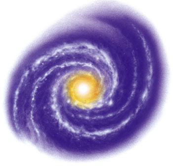 350x336 Spiral Galaxy Vector