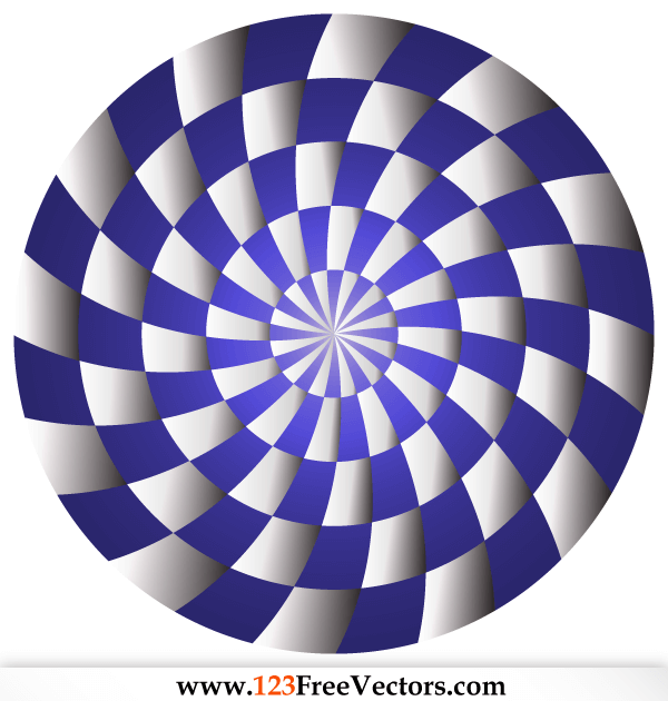 600x630 Spiral Optical Illusion Vector Illustrator Free Vectors