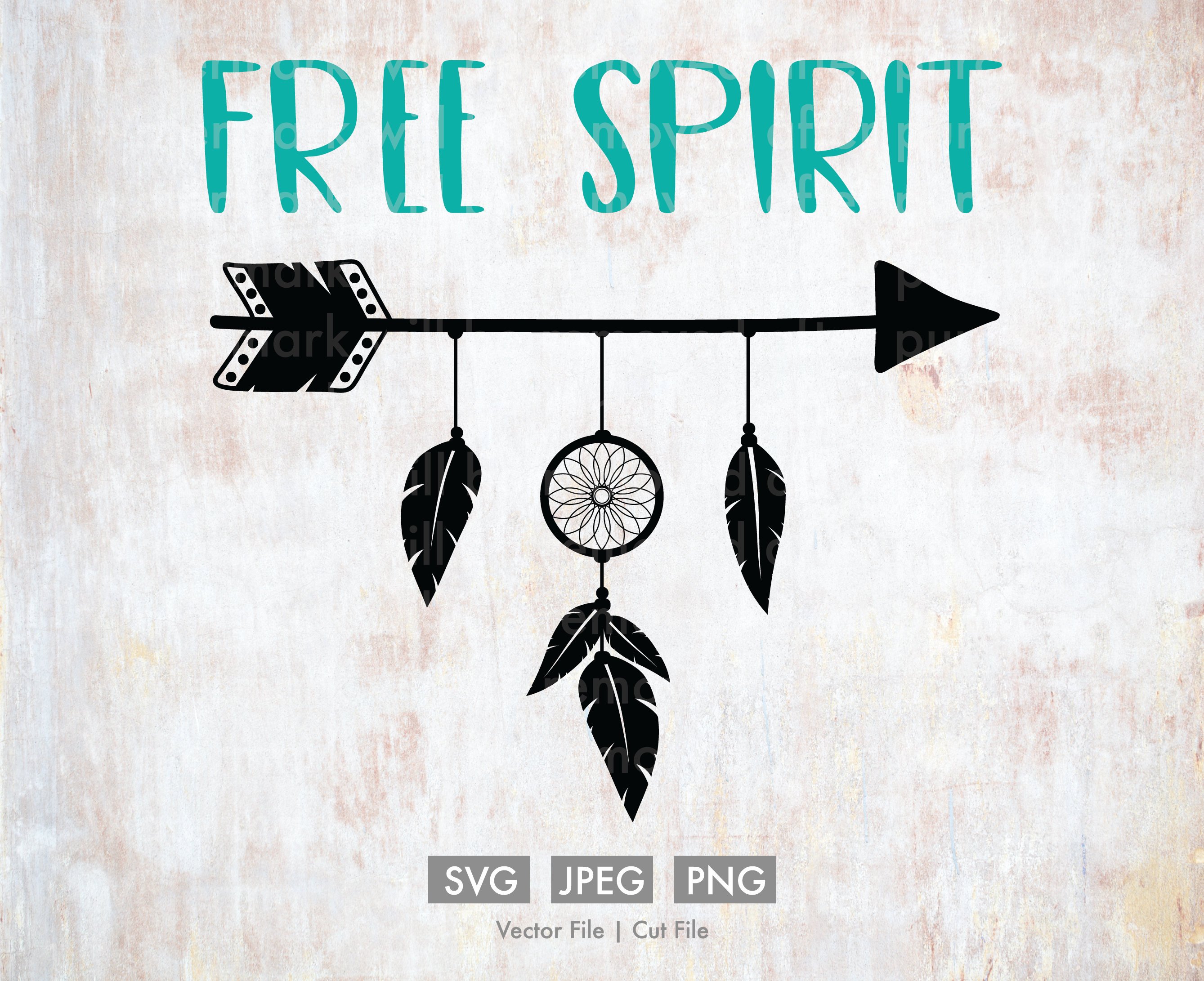 2677x2182 Free Spirit Vector Cut File Silhouette Cricut Svg Png Etsy