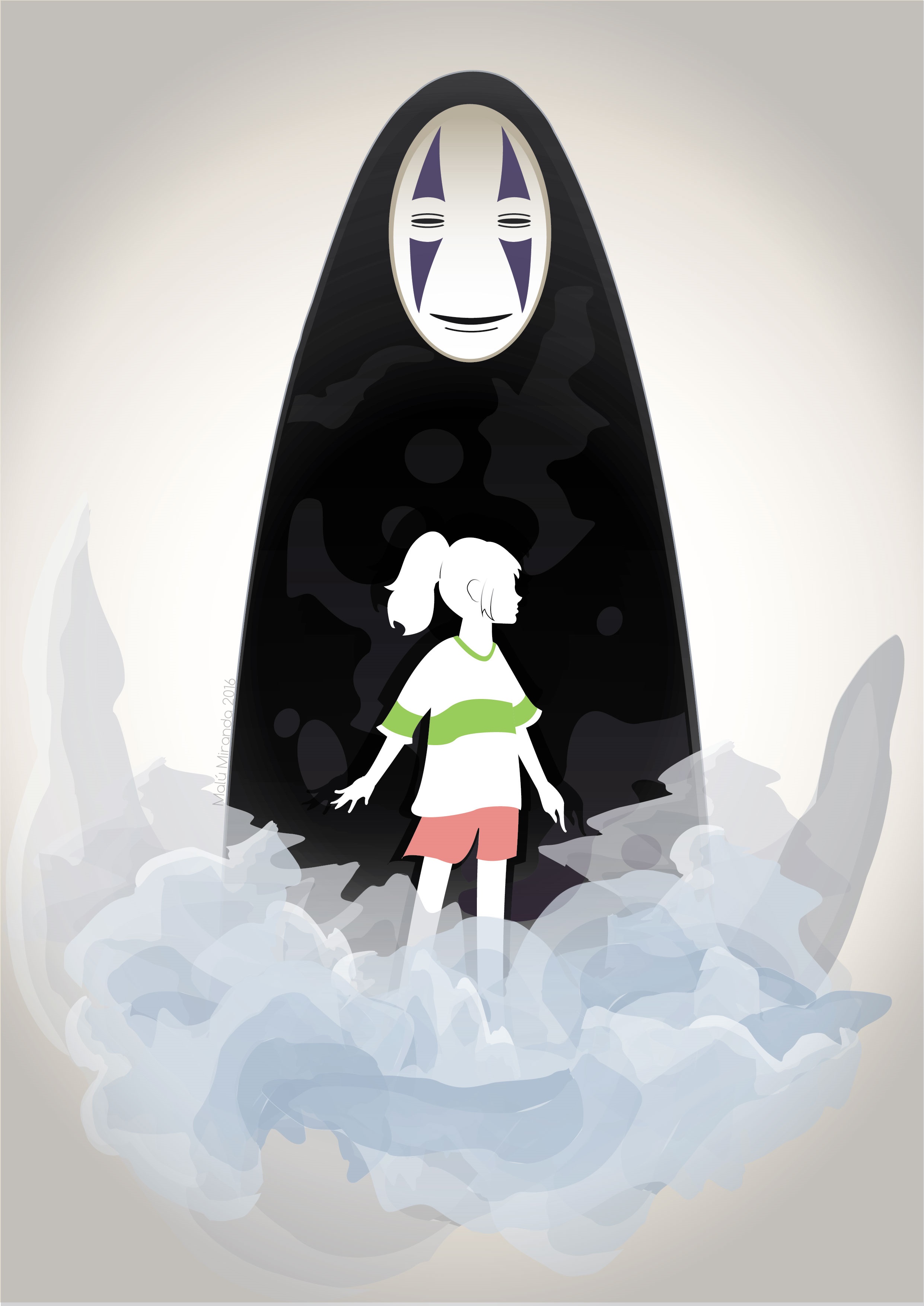 2482x3509 Spirited Away (Studio Ghibli) By Malumiranda