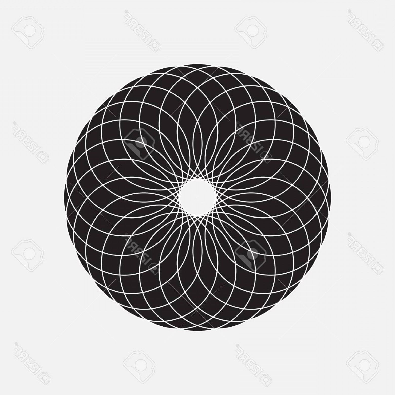 1560x1560 Photostock Vector Icons Set With Simple Geometric Shapes