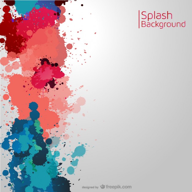 626x626 Paint Splatter Background Vector Free Download