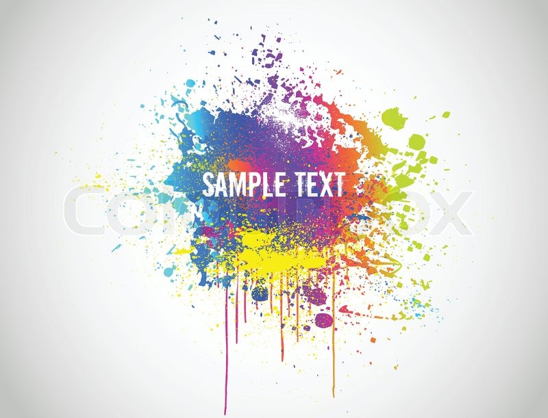 800x611 Abstract Paint Splash Background Vector Illustration Stock