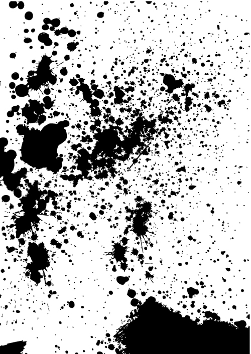 500x706 Elements Of Ink Splash Background Vector Set 03 Free Download
