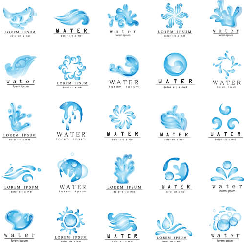 509x507 Water Splash Logotypes Vector Ai Format Free Vector Download