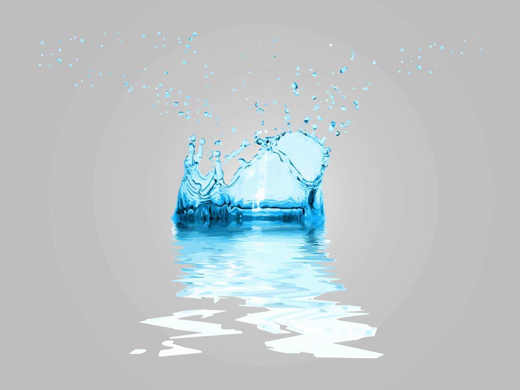 1024x768 Water Splashes Vector Art Amp Graphics