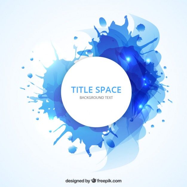 626x626 Paint Splashes Template Free Vector Vector Paint