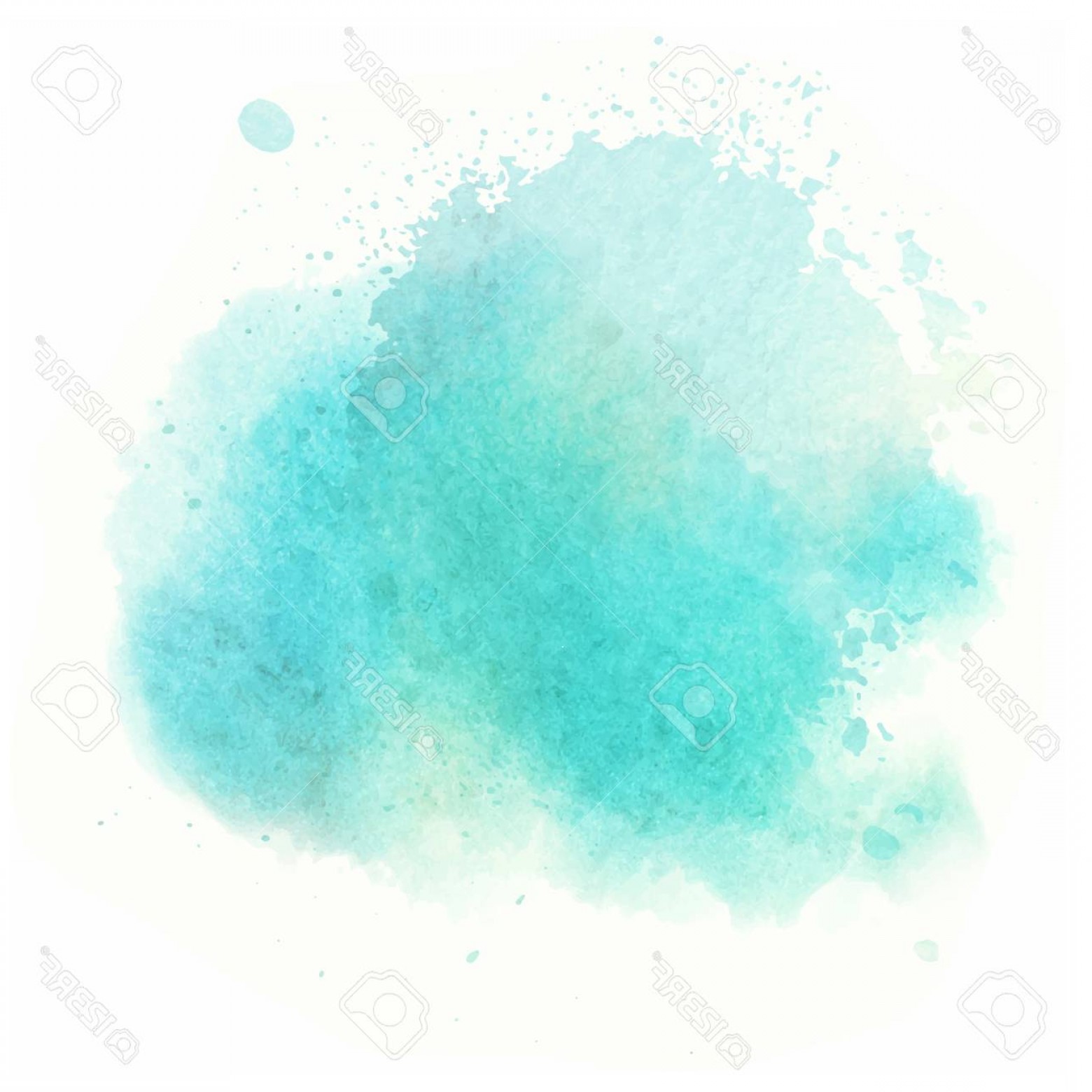 1560x1560 Photostock Vector Blue Watercolor Splash Vector Painted Water