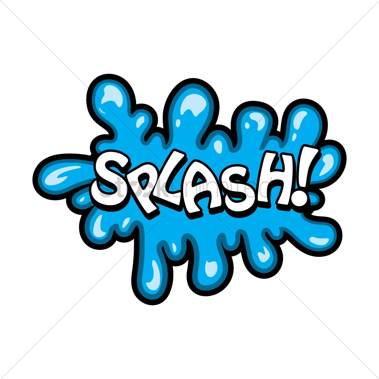 1300x1300 Comic Effect Splash Vector Image