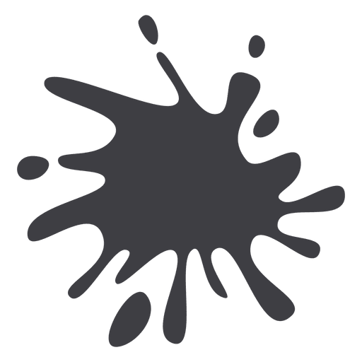 512x512 Splatter Droplet Paint Splash Silhouette