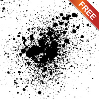200x200 Paint Splatter Free Vector Illustration Stockgraphicdesigns