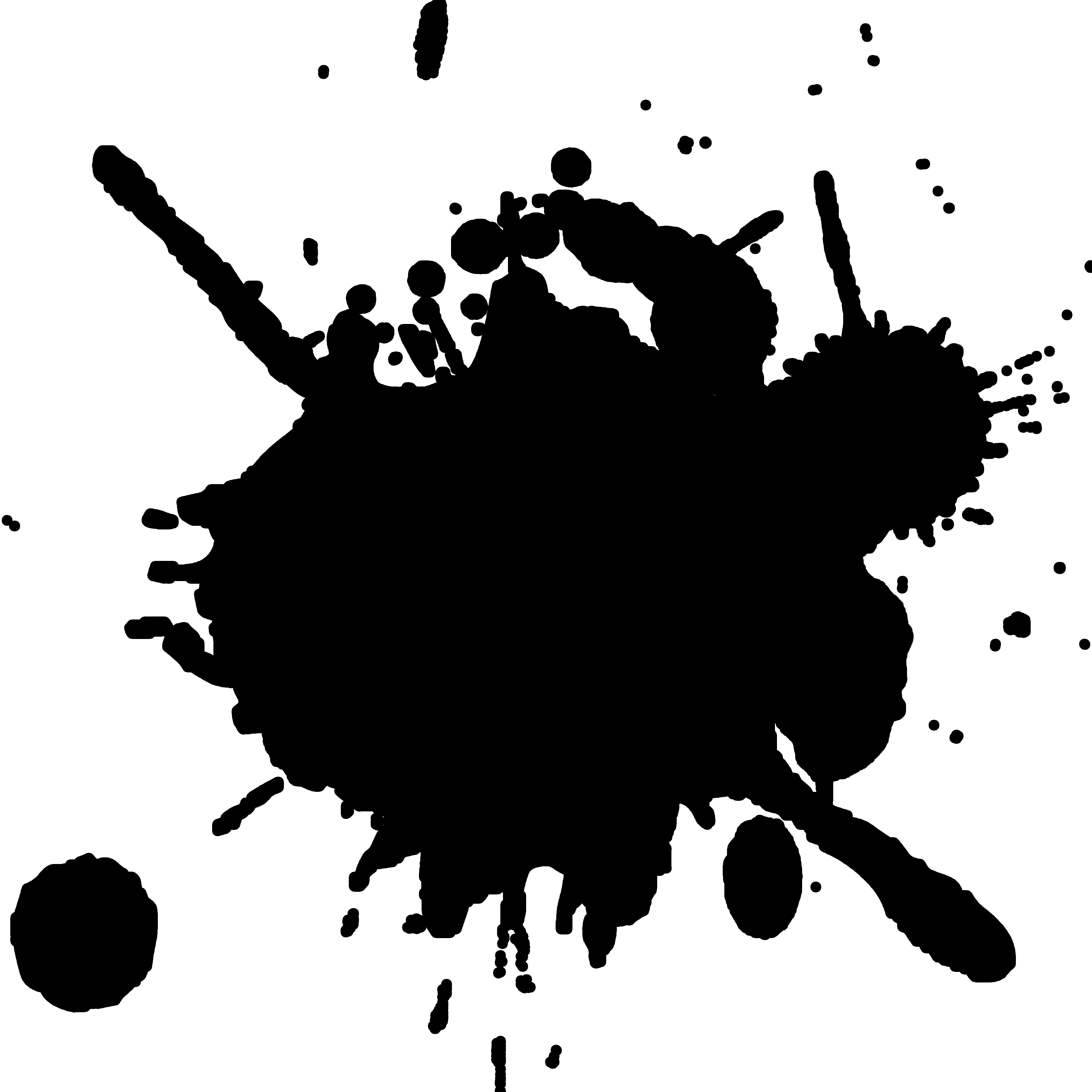 3300x3300 Real Paint Splatter Clipart