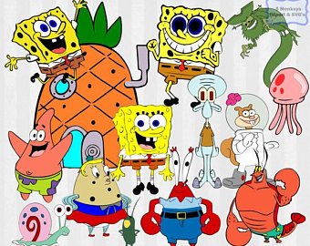 340x270 Spongebob Vector Etsy