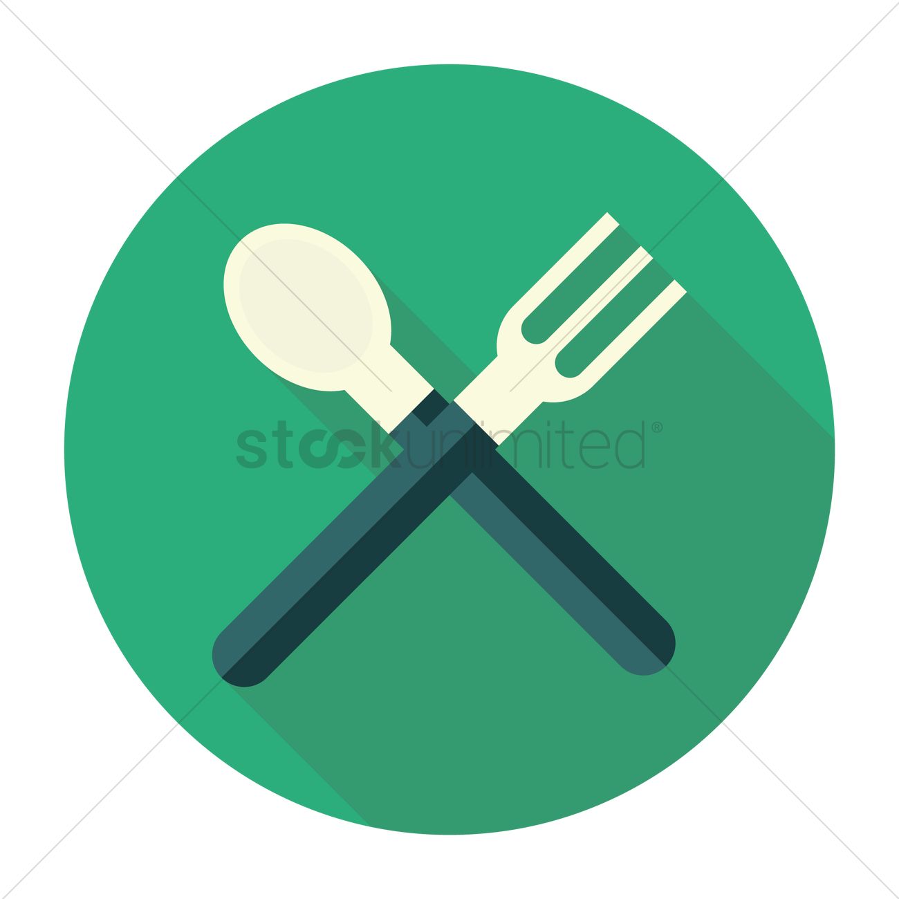 1300x1300 Free Spoon And Fork Vector Image