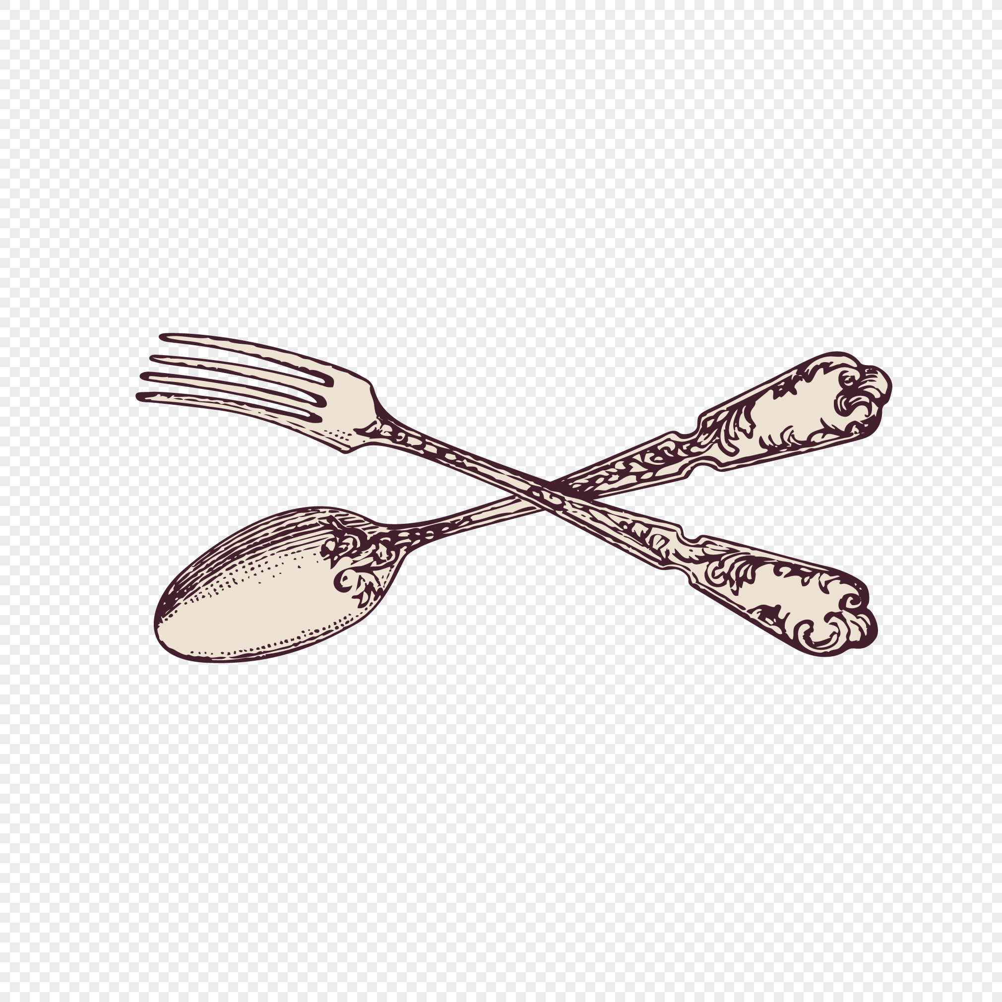 2020x2020 Spoon Fork Vector Png Image Picture Free Download