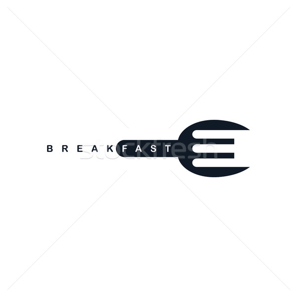 600x600 Food Service Spoon Fork Logo Vector Illustration Vector1st