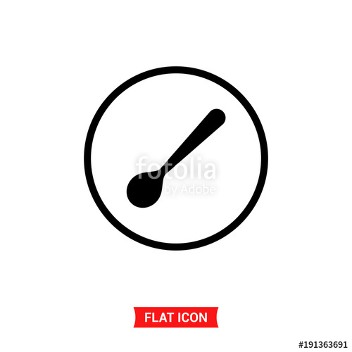 500x500 Spoon Vector Icon Stock Image And Royalty Free Vector Files On