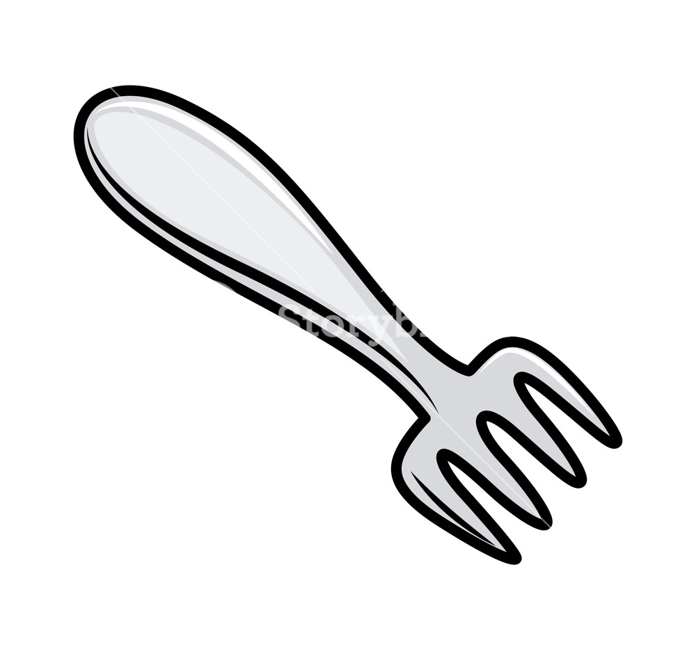 1000x934 Fork Spoon Vector Royalty Free Stock Image