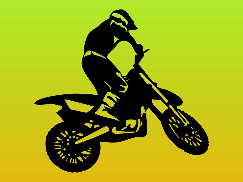 1024x767 Man On Motorbike Vector Art Amp Graphics