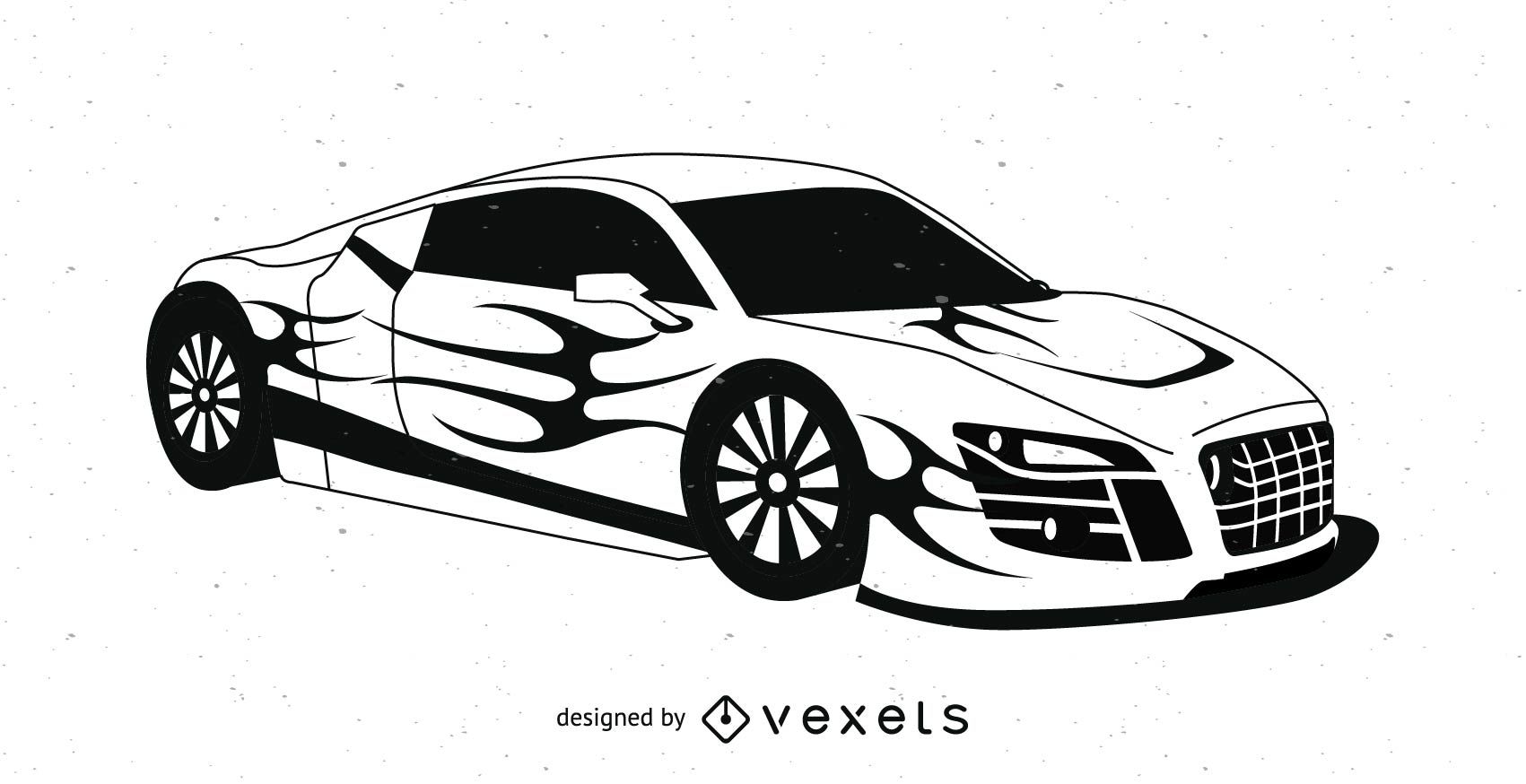 1701x874 Sports Car Vector