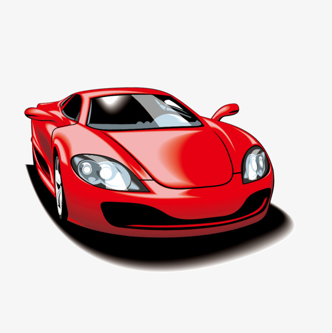 650x651 Vector Red Luxury Sports Car, Car Vector, Sports Clipart, Car