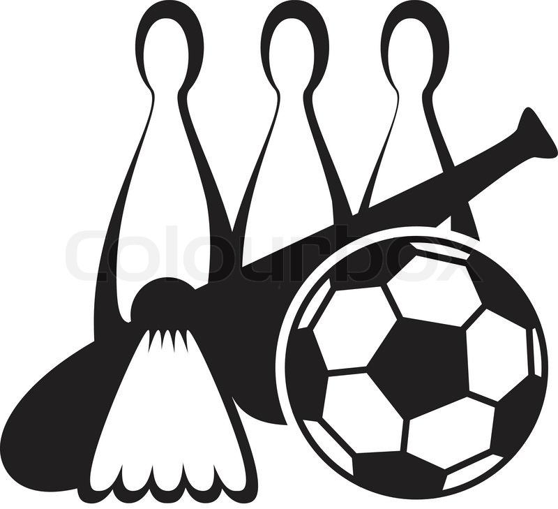 800x729 Sports Equipment Icon Stock Vector Colourbox