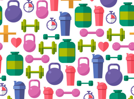 452x336 Fitness Equipment Background Vector Free Vector Background Download