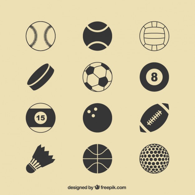 626x626 Sport Balls Icons Vector Free Download