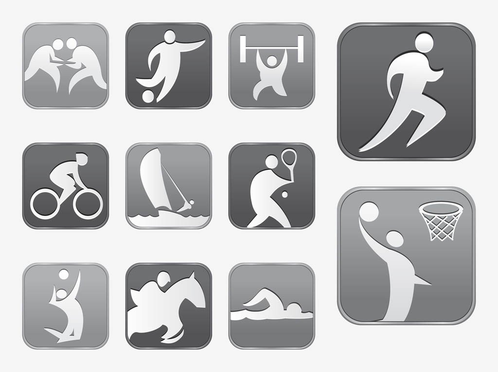 1024x765 Sports Vector Icons Vector Art Amp Graphics
