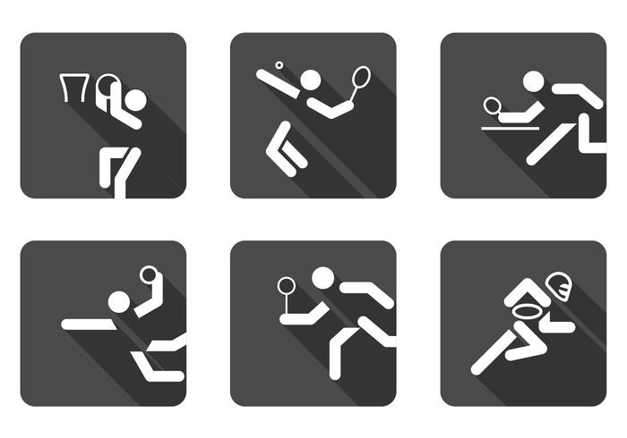 700x490 Ball Sports Icons Vector Set