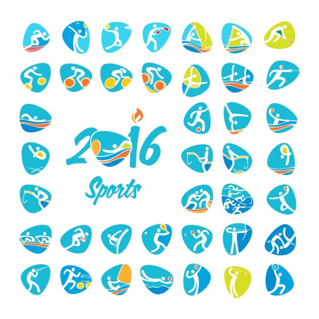 626x626 Set Of Sport Icons Vector Free Download