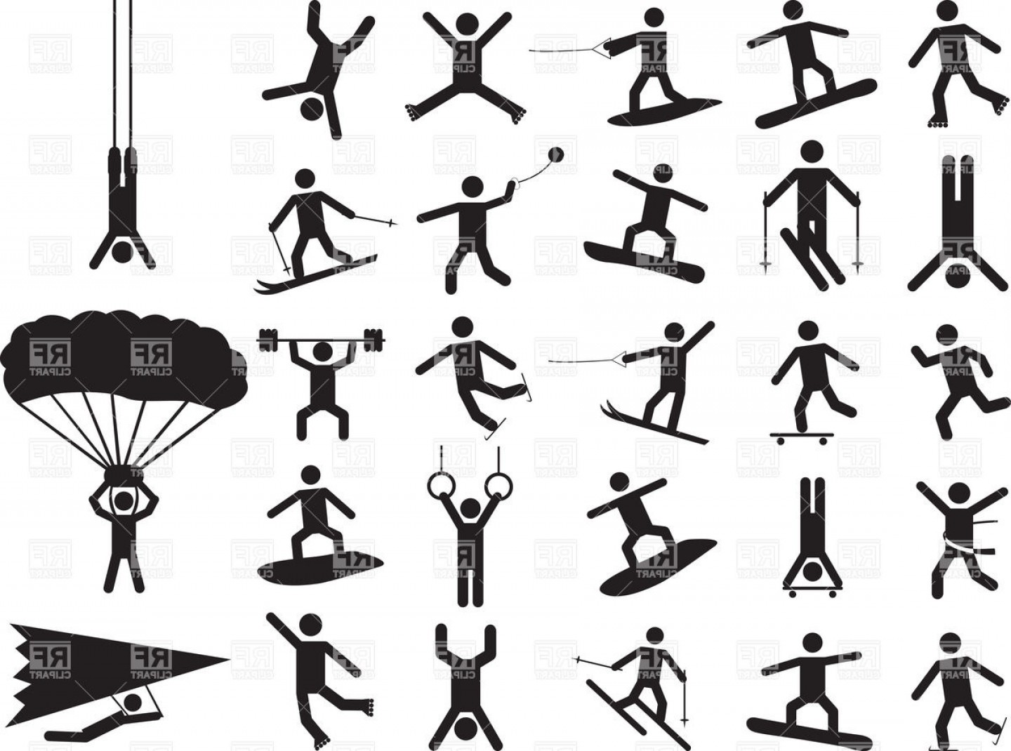 1440x1070 Sports Clip Art Vector Shopatcloth