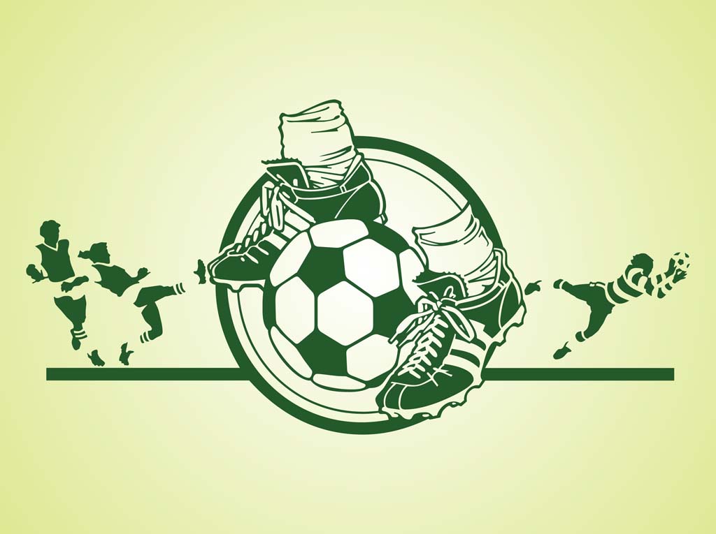 1024x765 Soccer Vector Graphics