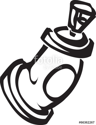 386x500 Spray Paint Can Vector Clipart Design Stock Image And Royalty