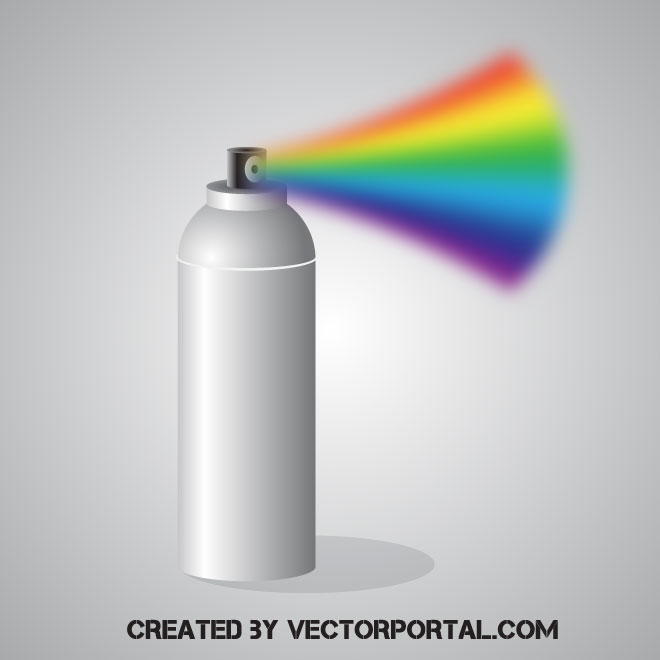 660x660 Spray Can Vector Clip Art