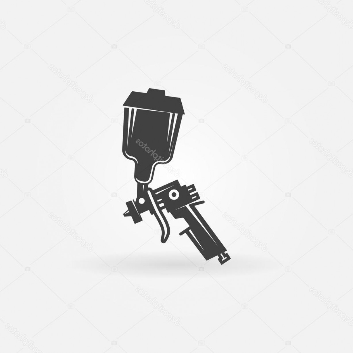 1228x1228 Stock Illustration Spray Gun Vector Icon Arenawp