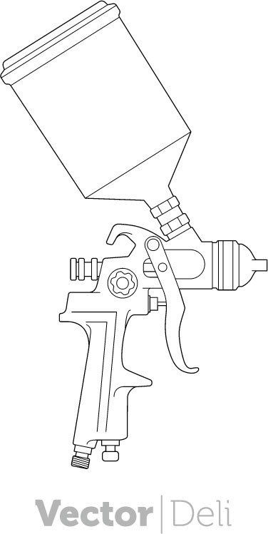 376x749 Vector Spray Gun Gun In 2018 Guns And Sprays