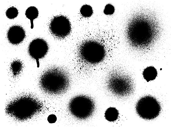 600x447 Spray Paint Vector