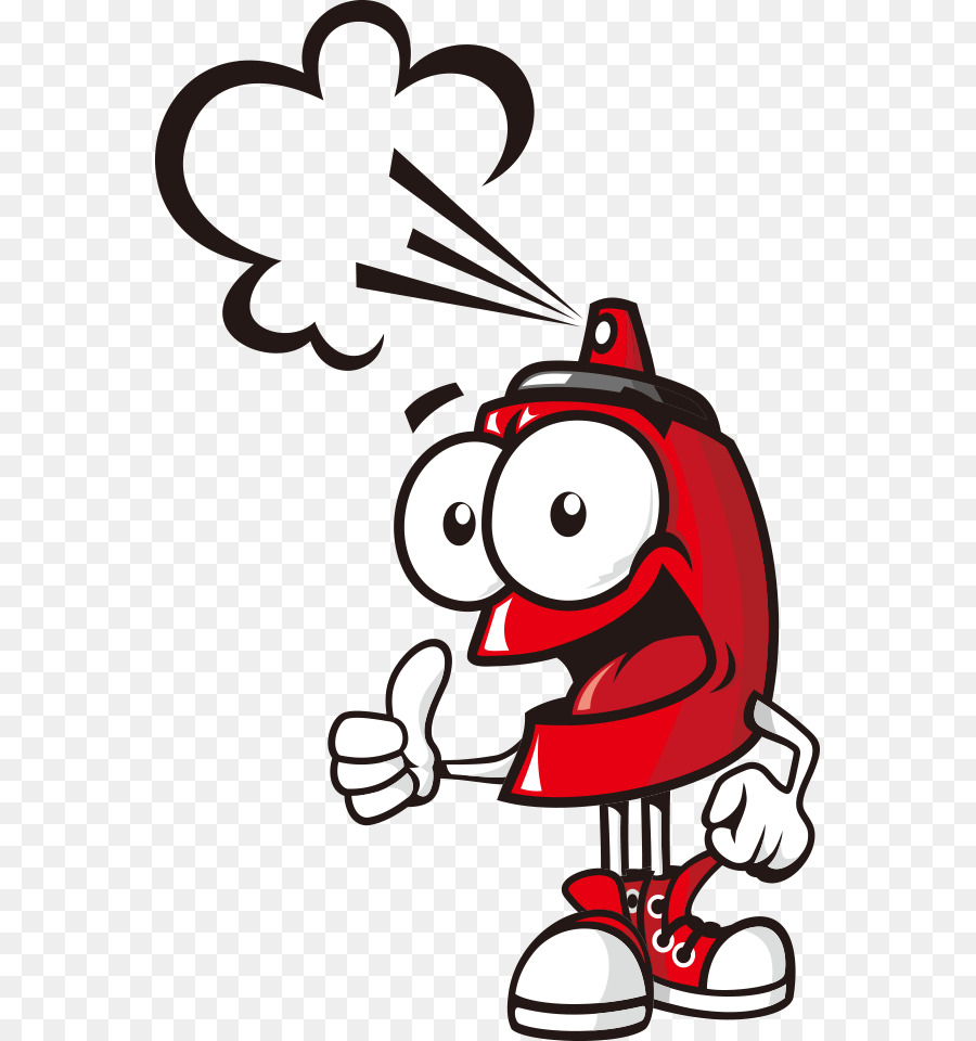 900x960 Aerosol Spray Cartoon Comics Bottle