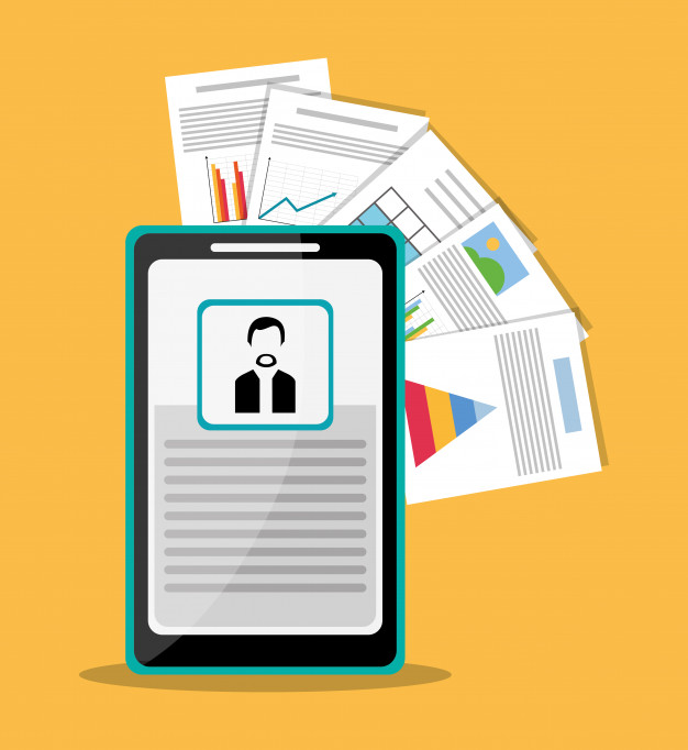 626x682 Spreadsheet Smartphone Infographic Vector Premium Download