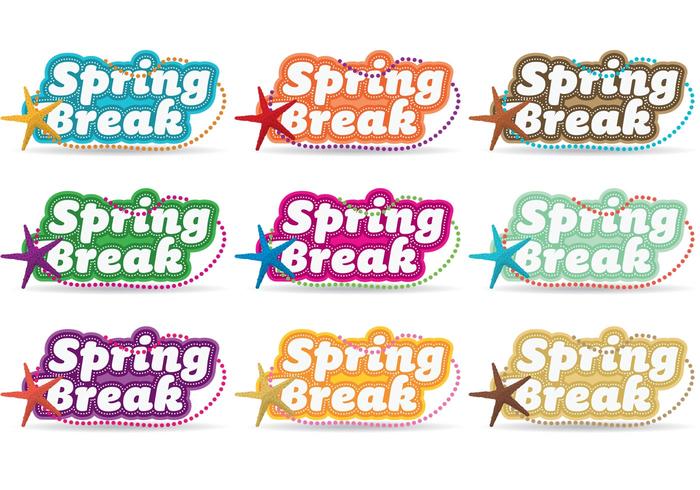 700x490 Spring Break Vectors