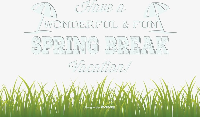 650x379 Vector Illustration Spring Break, Spring Holidays, Vector