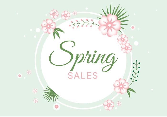 700x490 Spring Sale Free Vector Art