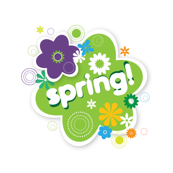 600x600 Spring Vector Graphic