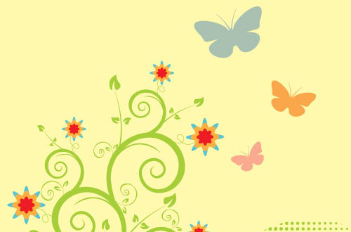 500x330 A Collection Of Free Spring Vectors For Designers Designbeep