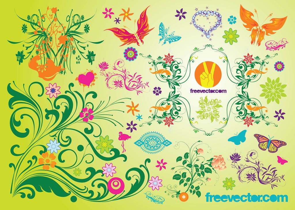 1024x729 Spring Vectors Vector Art Amp Graphics
