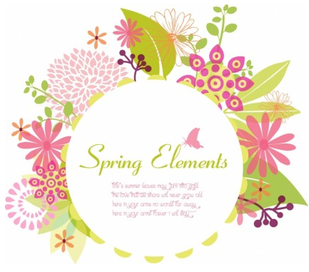 433x381 Spring Frame Vector Graphic Ai,eps Format Free Vector Download