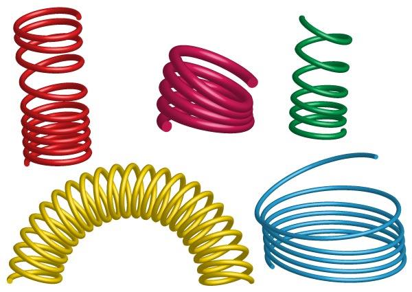 600x425 Coil Spring Free Vector 123freevectors