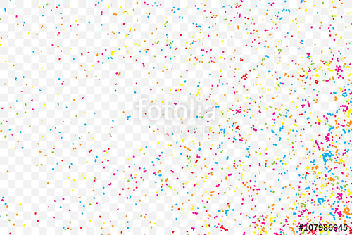 500x334 Colorful Explosion Of Confetti. Isolated On Transparent Background